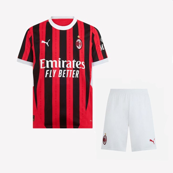 Camiseta AC Milan 1ª Niño 2024-2025 Blanco